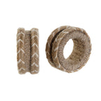 DKD Home Decor Serviettenring Natural Jute Mango Holz – Produktansicht 3