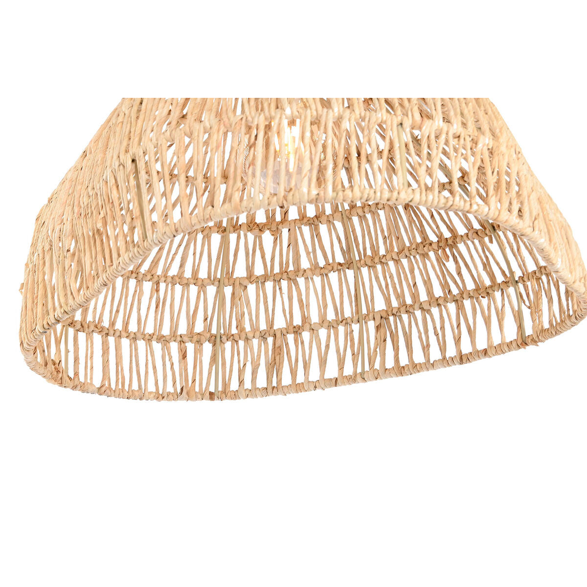 Home ESPRIT Deckenleuchte Leicht Braun Metall Rope 53 x 42 x 32 cm – Ansicht 2
