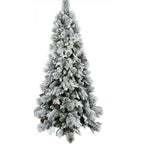 Home ESPRIT Weihnachtsbaum Weiß PVC Aluminium Snowfall – Produktansicht 1