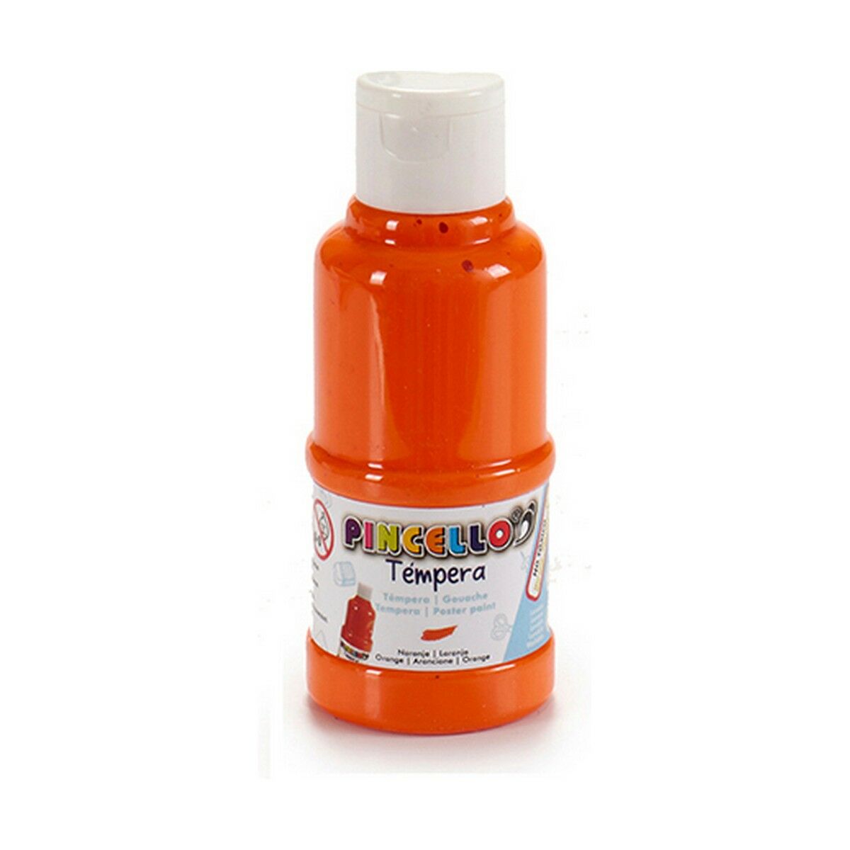 Pincello Temperafarbe Orange 120 ml – Produktansicht 1