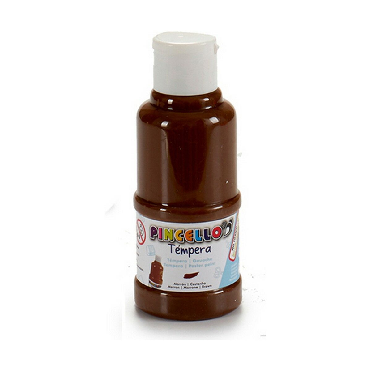 Pincello Temperafarbe Braun 120 ml – Produktansicht 1