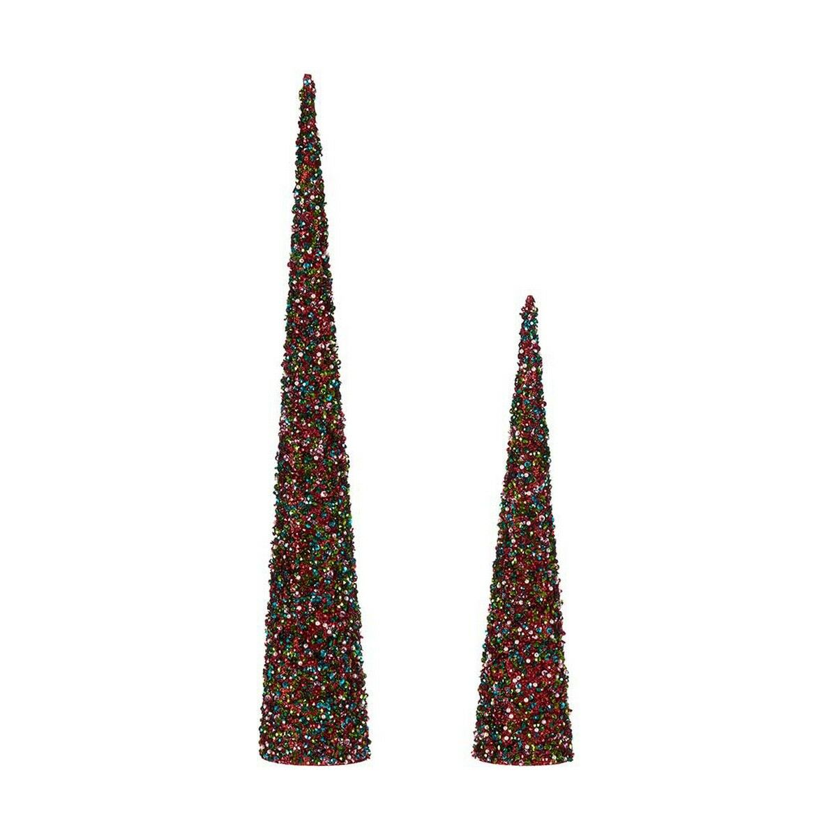 Krist+ Weihnachtskugel Blau Fuchsia Sequins Christmas Cones – Produktansicht 1
