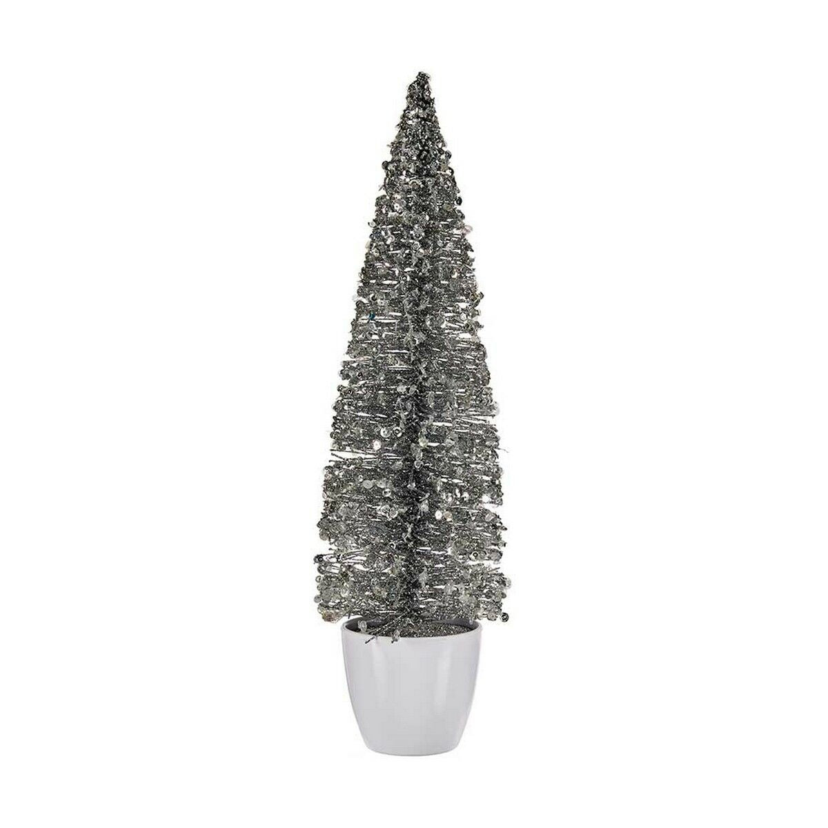 Krist+ Weihnachtsbaum Weiß Silber Kunststoff – Produktansicht 1
