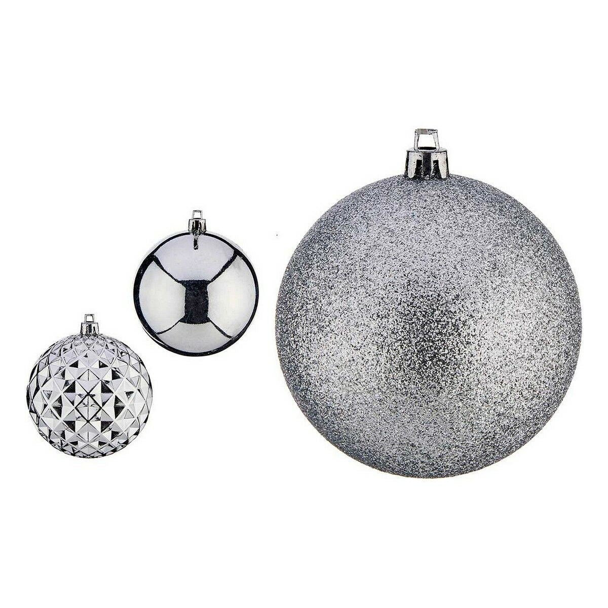 Krist+ Weihnachtskugeln Silber PVC Ø 8 cm – Produktansicht 1