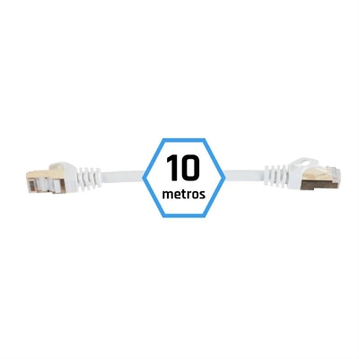iggual FTP Category 7 Starres Netzwerkkabel IGG318621 Weiß 10 m – Produktansicht 2