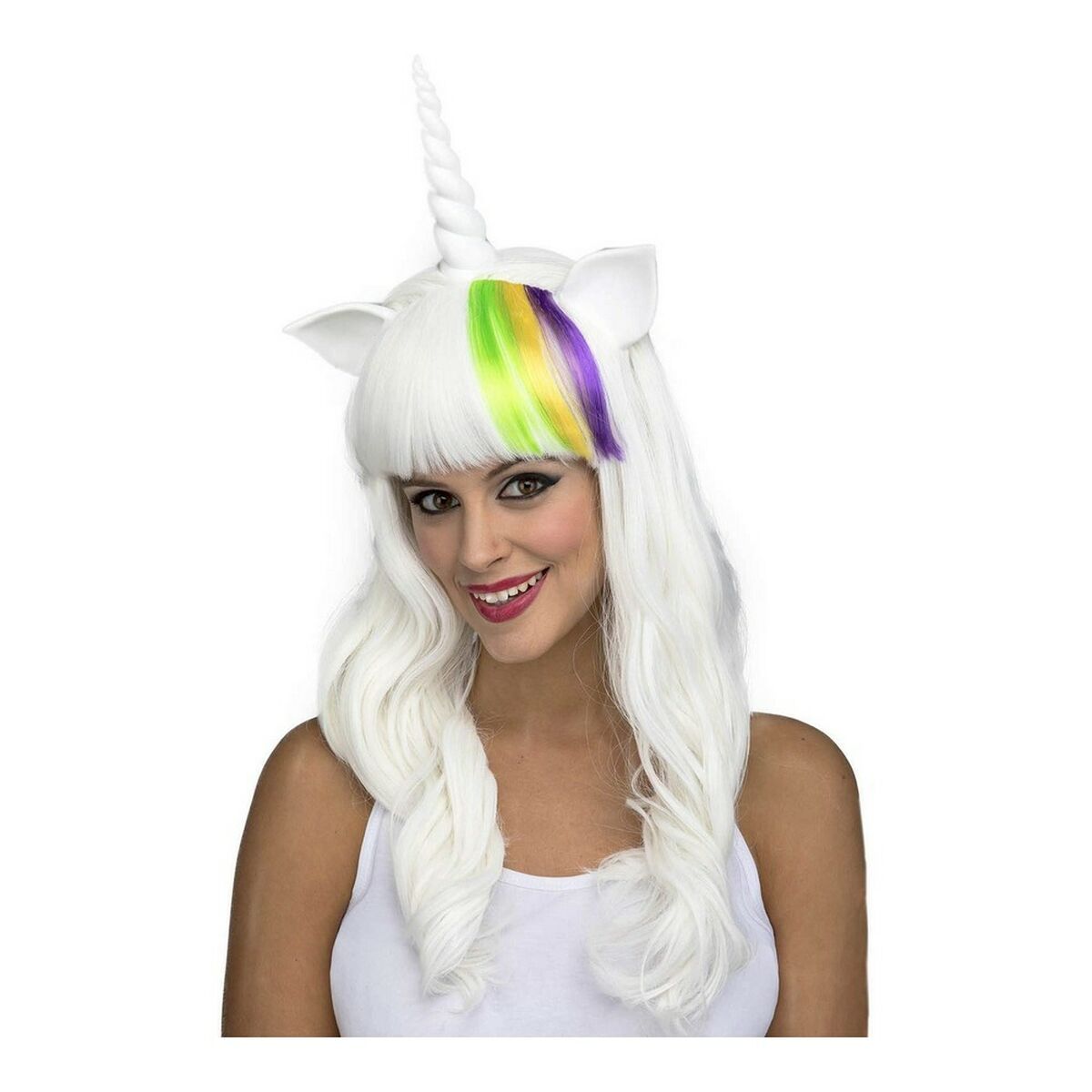 My Other Me Wigs Weiß Unicorn – Produktansicht 1