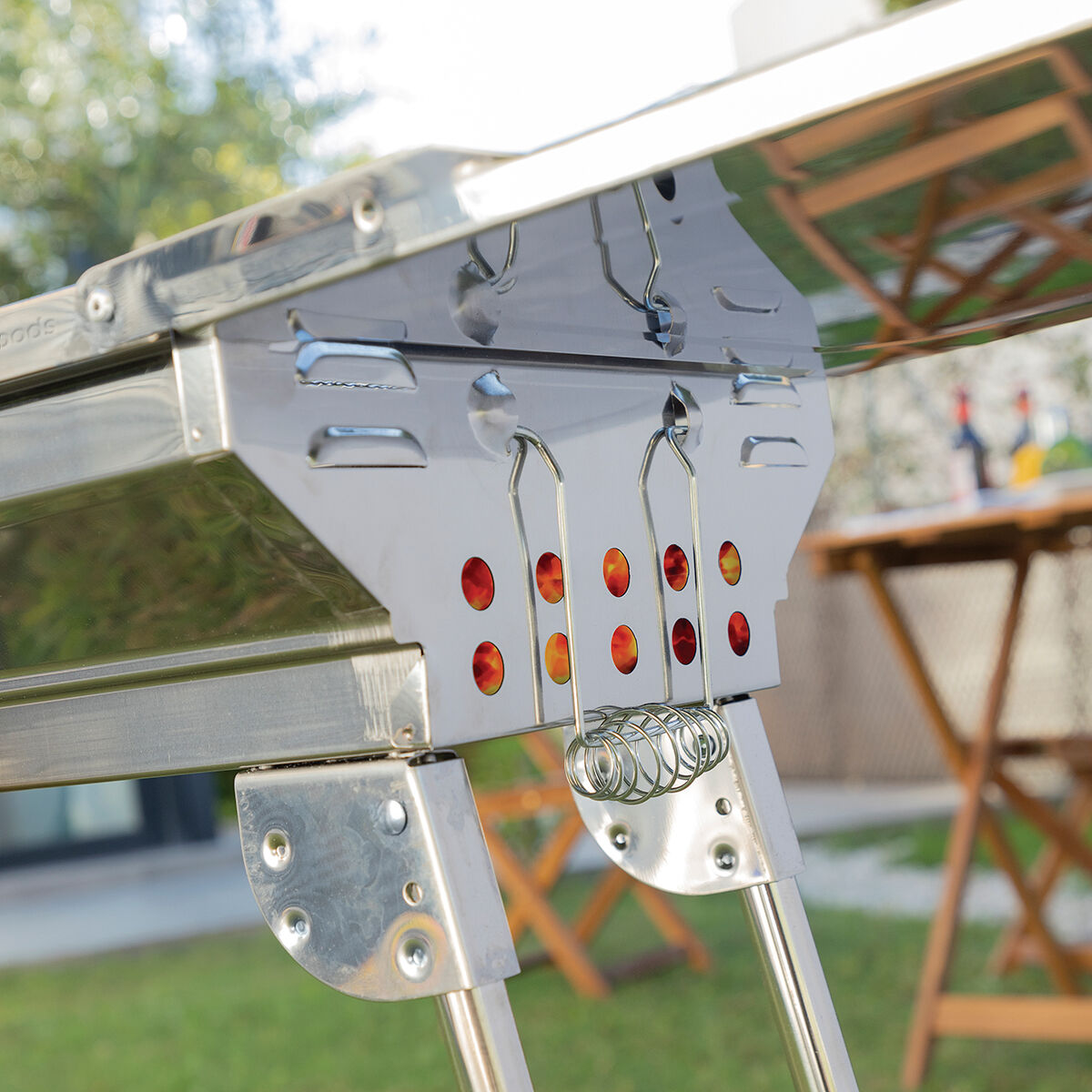 InnovaGoods Stainless Stahl Foldable Charcoal BBQ ExelQ – Produktansicht 5