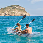 InnovaGoods Aufblasbares transparentes Kajak mit Zubehör Paros 312 cm 2 Personen – Produktansicht 10