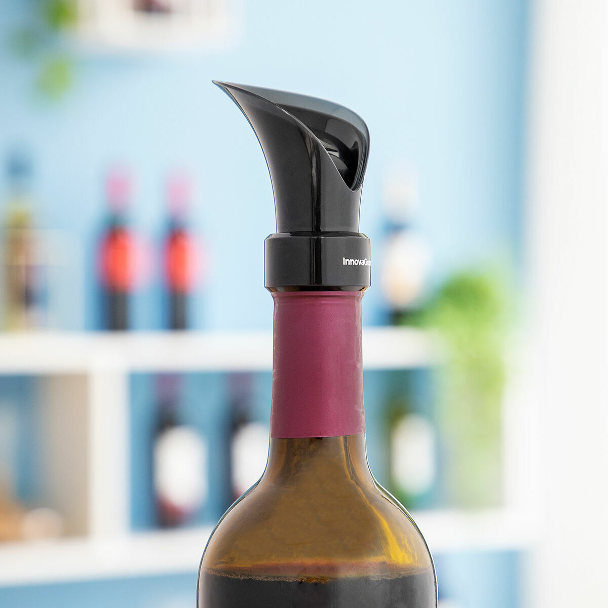 2-in-1 Weinverschluss mit Ausgießer & Belüfter Wintopp InnovaGoods – Produktansicht 5