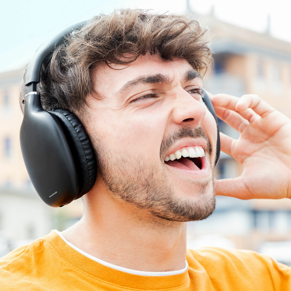InnovaGoods Klappbar Kabellos Over-ear Kopfhörer Folbeat – Produktansicht 4