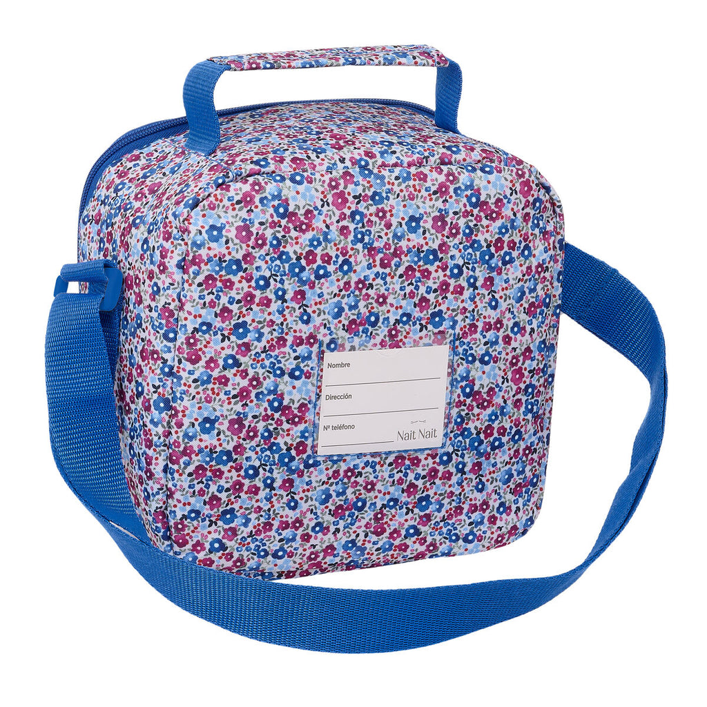 Thermo-Lunchbox Nait Flores coimbra azul Blau – Produktansicht 2