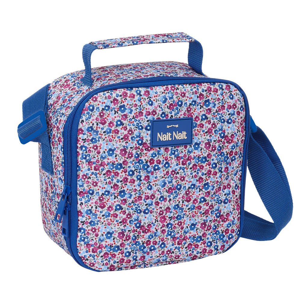 Thermo-Lunchbox Nait Flores coimbra azul Blau – Produktansicht 1