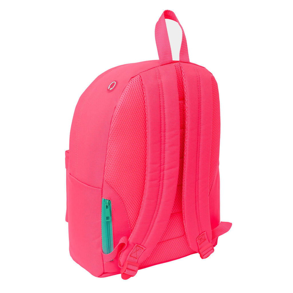 Laptop-Rucksack Nait Fluor Rosa 31 x 41 x 16 cm – Produktansicht 2