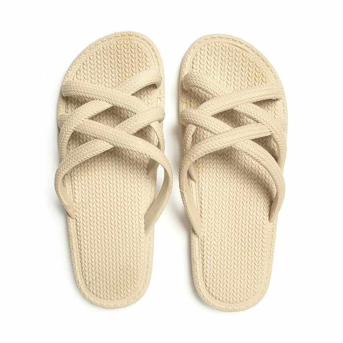 Brasileras Damen-Flip Flops Mersin Leicht Braun – Ansicht 4