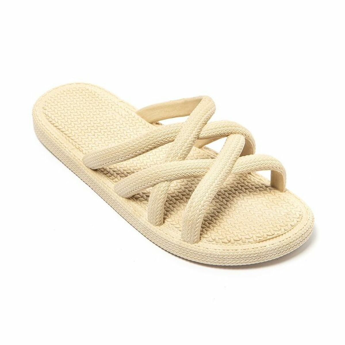 Brasileras Damen-Flip Flops Mersin Leicht Braun – Ansicht 1