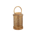 Romimex Lantern Braun Gold Holz Metall – Produktansicht 1