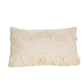 Romimex Kissen Weiß mit tassles – Produktansicht 1