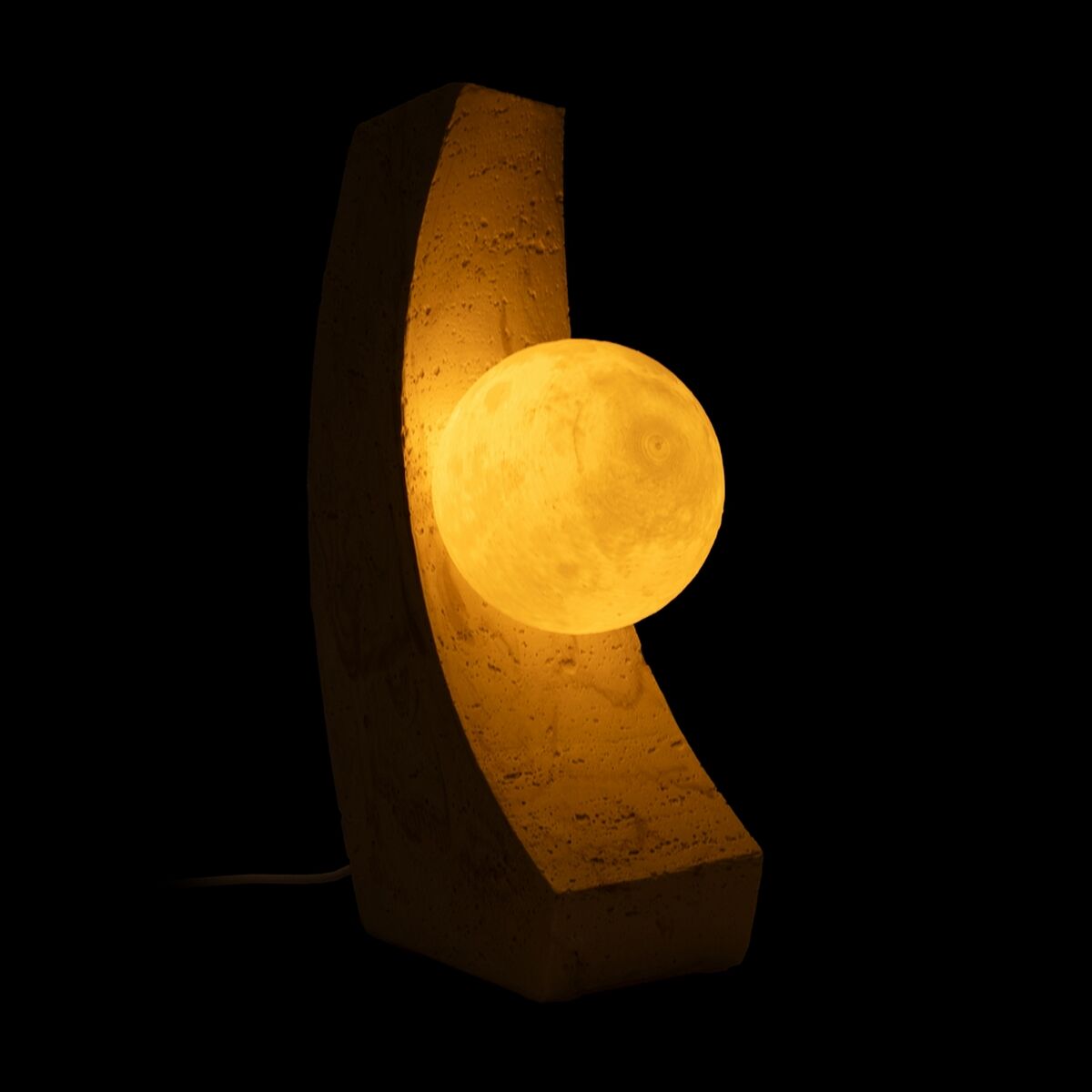 Tischlampe Creme Polyresin 220-240 V 16,5 x 11,5 x 30 cm – Produktansicht 2