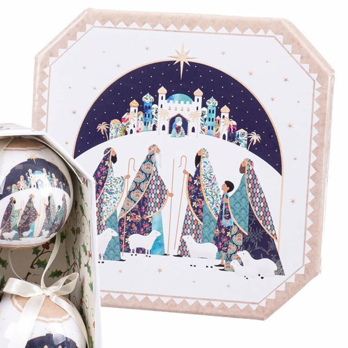 Weihnachtskugeln Mehrfarbig Polyfoam Three Kings – Produktansicht 3