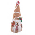 Weihnachtskugel Beige Mehrfarbig Sand Stoff Girl – Produktansicht 1