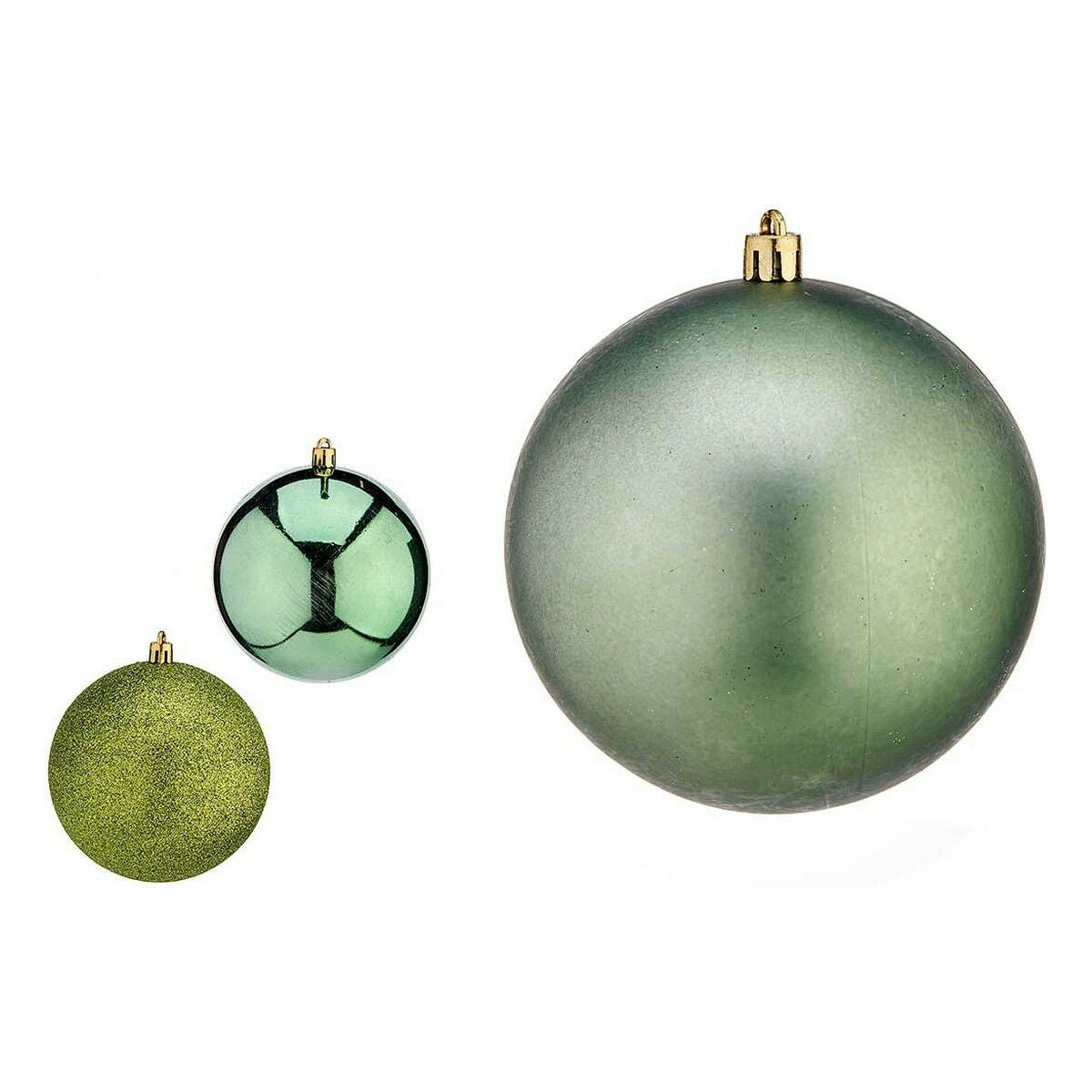 Krist+ Weihnachtskugeln Grün Kunststoff Ø 10 cm – Produktansicht 1