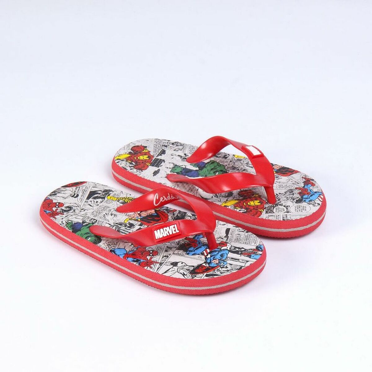 Marvel Flip Flops für Kinder Rot Grau – Ansicht 2
