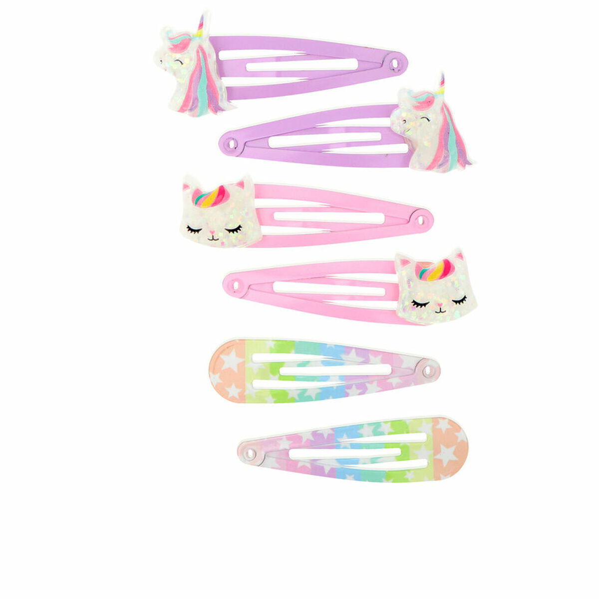 Inca Haar Clips Mehrfarbig Unicorn – Produktansicht 1