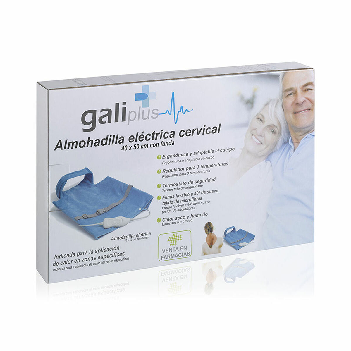 Galiplus Heizkissen für Nacken & Rücken ELECTROMEDICINA – Produktansicht 1