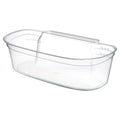Rubbish Bin Gondol_G-550 Transparent Weiß Kunststoff – Produktansicht 1