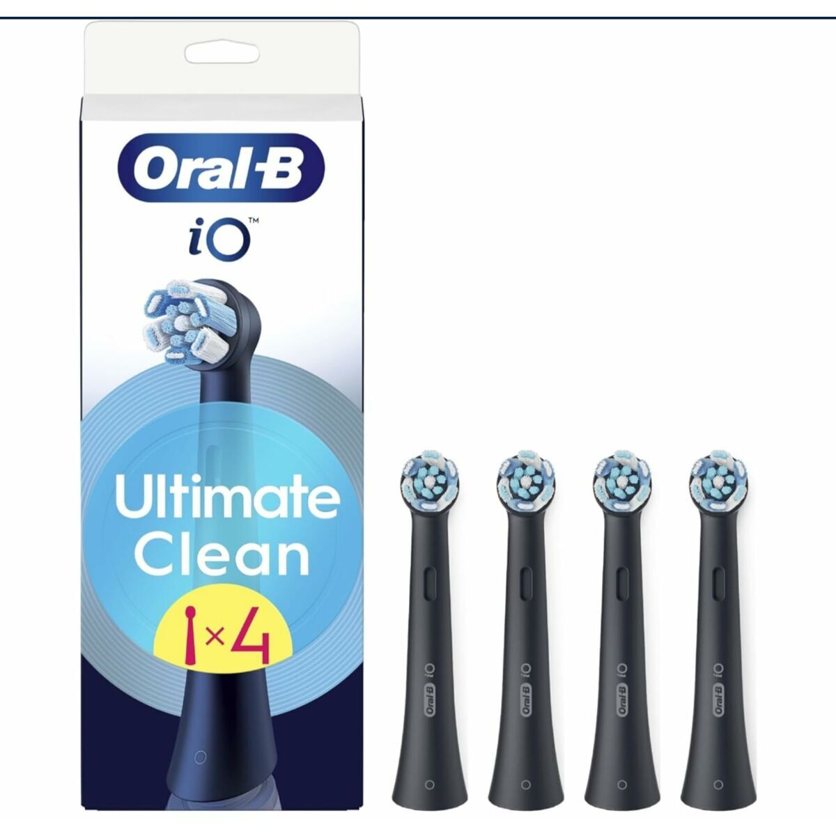 Oral-B Ersatzkopf iO Ultimate Clean Schwarz – Ansicht 1