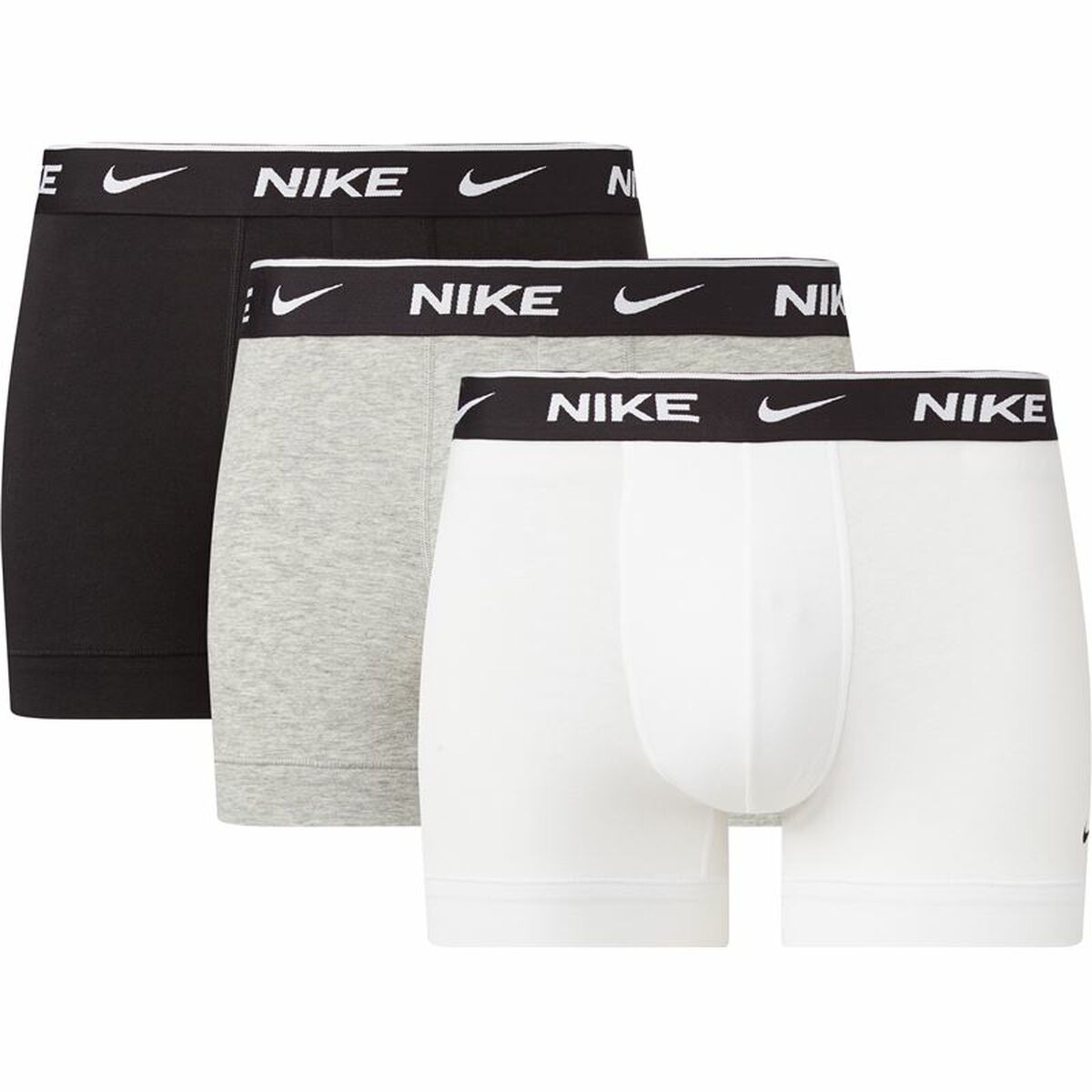 Nike Trunk Men's Boxer Briefs - White, Black, Grey von Nike | BYAG.