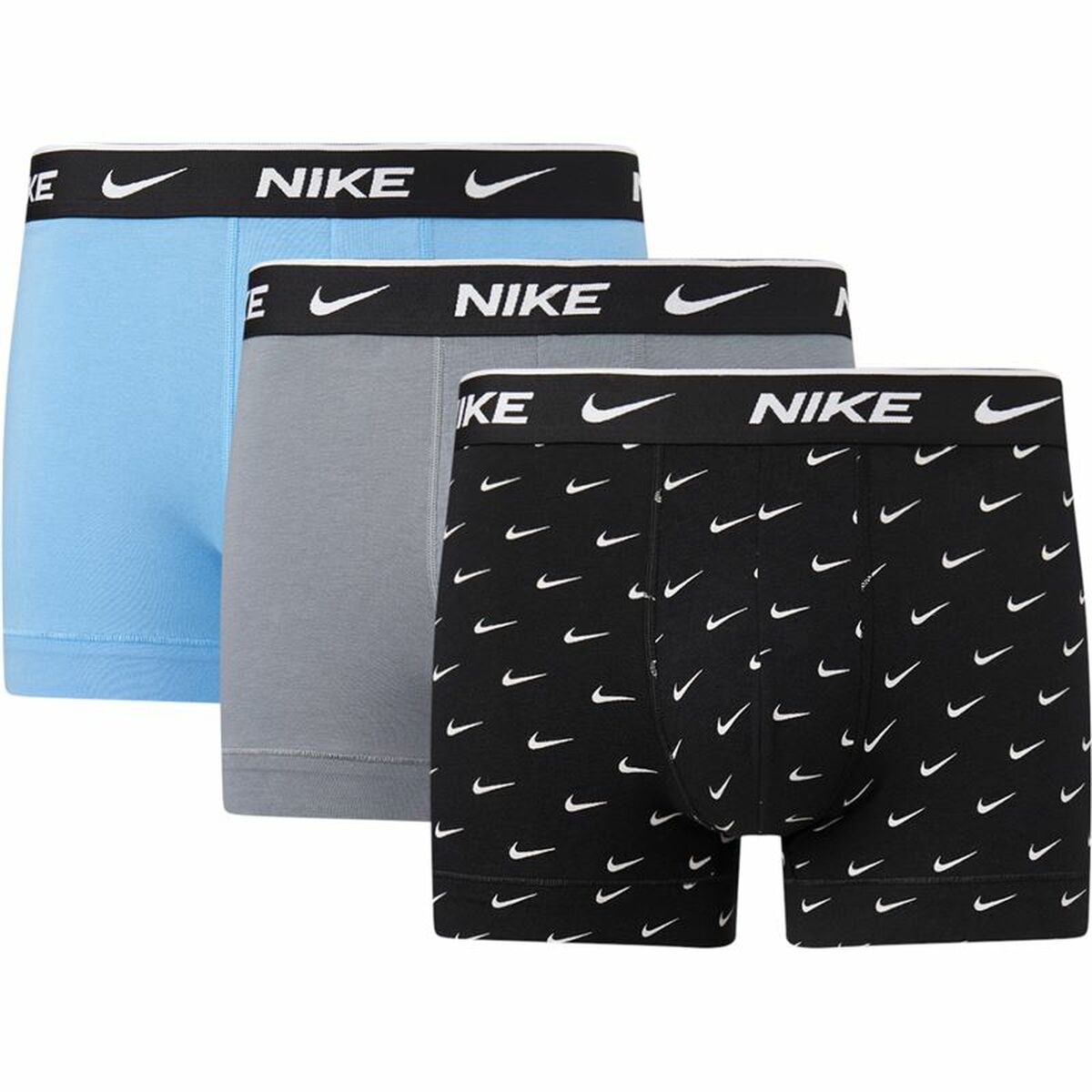 Nike Trunk Men's Boxer Briefs - Blue, Black, Grey von Nike | BYAG.