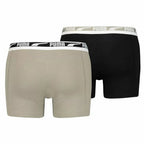 Men's Boxer Shorts Puma Multi  Beige (2 pcs)