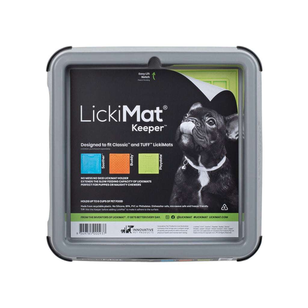 Lickimat Hund Feeder Indoor Keeper Grau Polypropylen – Produktansicht 5