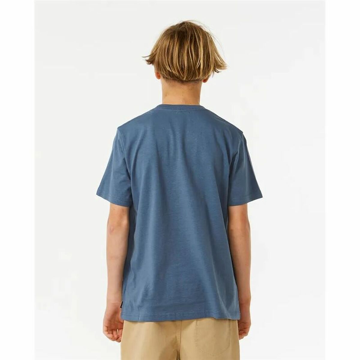 Rip Curl Kinder-Kurzarm-T-Shirt Lost Island Blau – Produktansicht 2