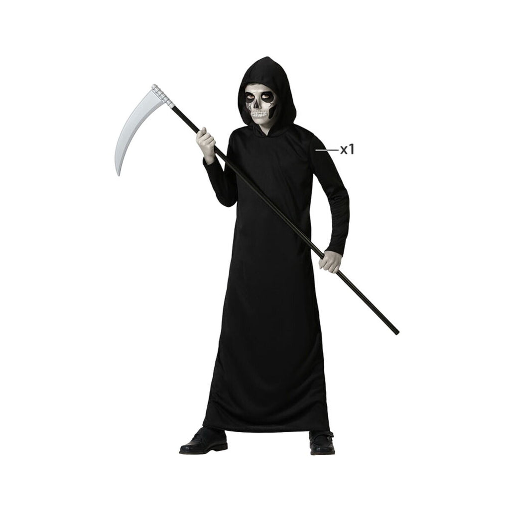Kostüm für Erwachsene Schwarz Kinder-Halloween – Produktansicht 1