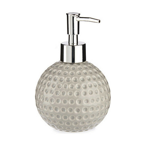 Berilo Seifenspender Golf Grau Metall Keramik 300 ml