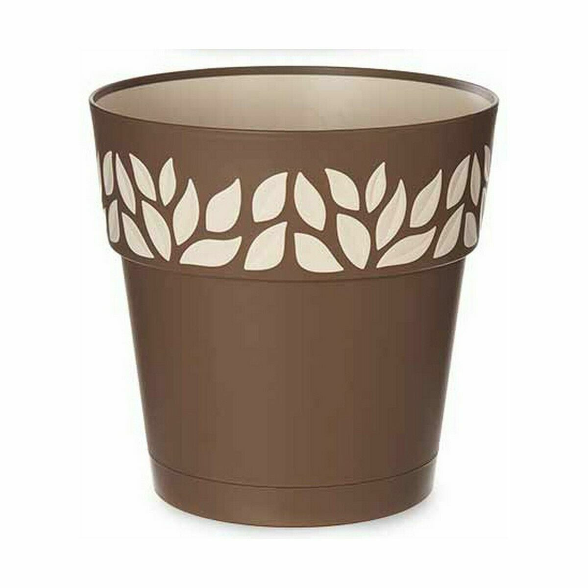 Stefanplast Self-watering flowerpot Cloe Braun Kunststoff – Produktansicht 2