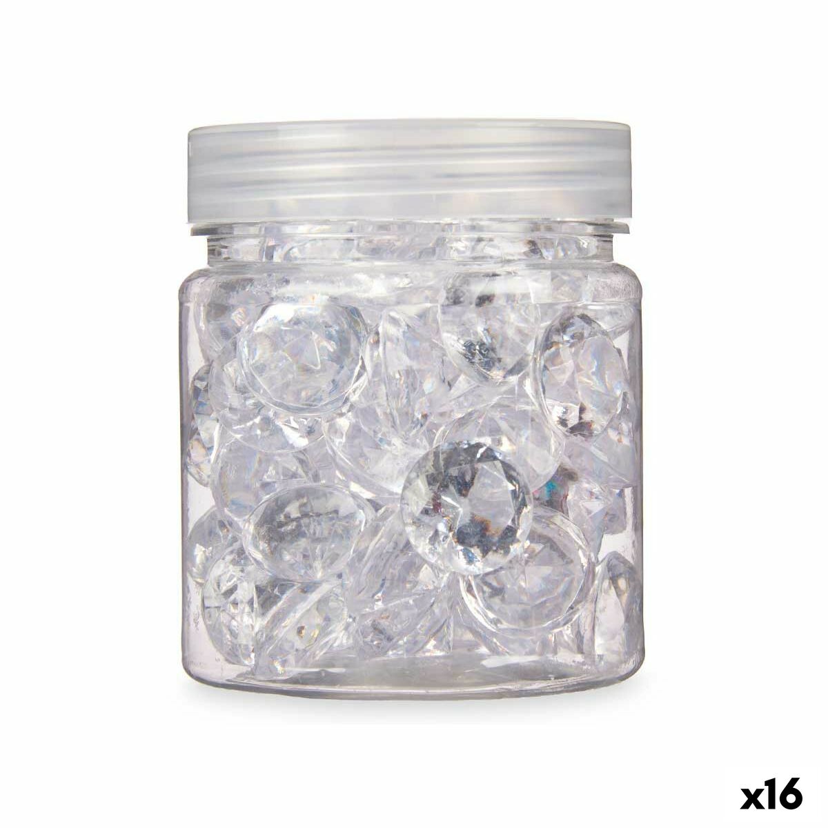 Gift Decor Dekorativ Stones Transparent 150 g Diamant – Produktansicht 1