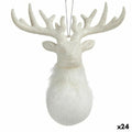 Krist+ Weihnachtskugel Weiß Kunststoff Glitter Reindeer – Produktansicht 1