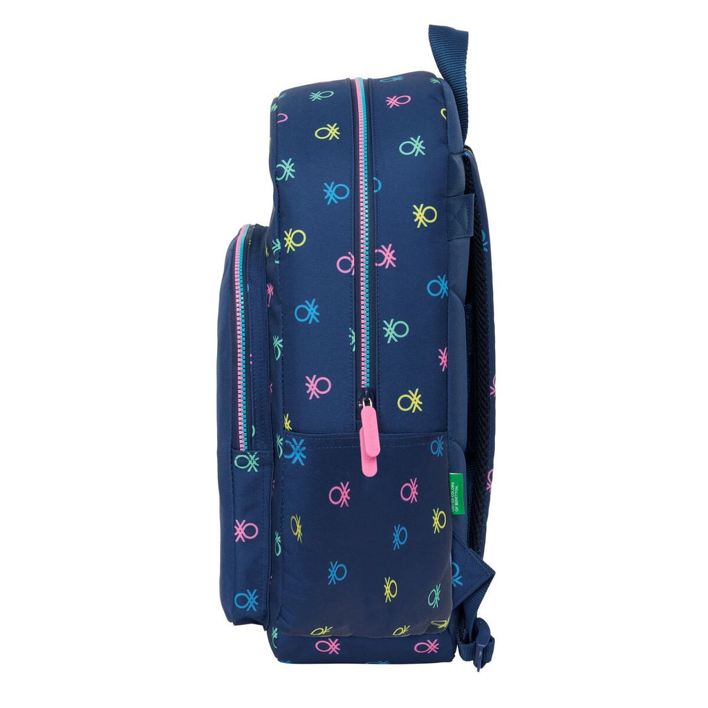 Schulrucksack Benetton Cool Dunkelblau – Produktansicht 3