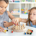 InnovaGoods Wooden Memory Chess Taeda – Produktansicht 1