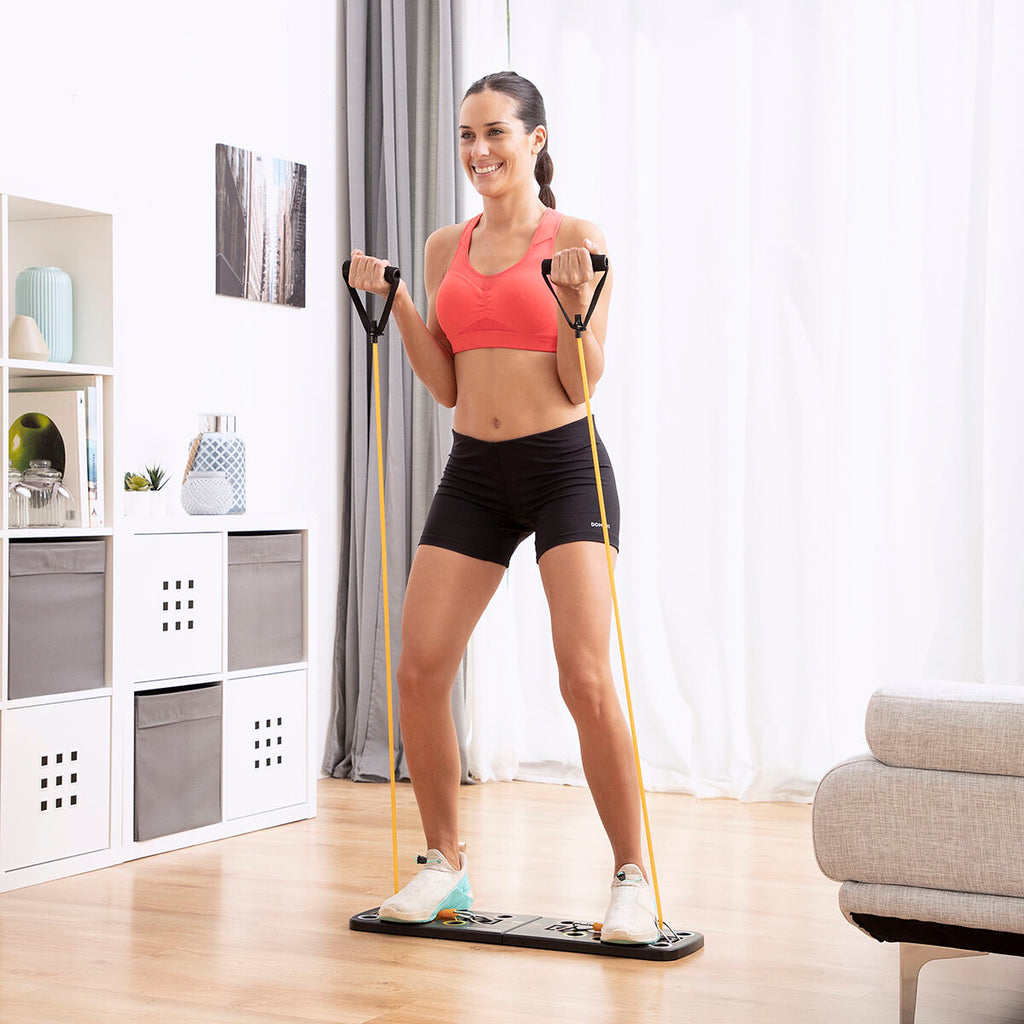 Push-Up Tafel mit Widerstandsbänder & Trainingsanleitung Pulsher InnovaGoods – Produktansicht 5