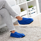 InnovaGoods Microwavable Heated Slippers Blau