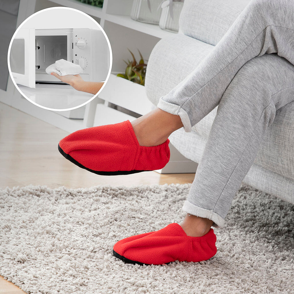 InnovaGoods Microwavable Heated Slippers Rot