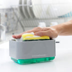2-in-1 Soap Dispenser für the Küche Sink Pushoap InnovaGoods – Produktansicht 2