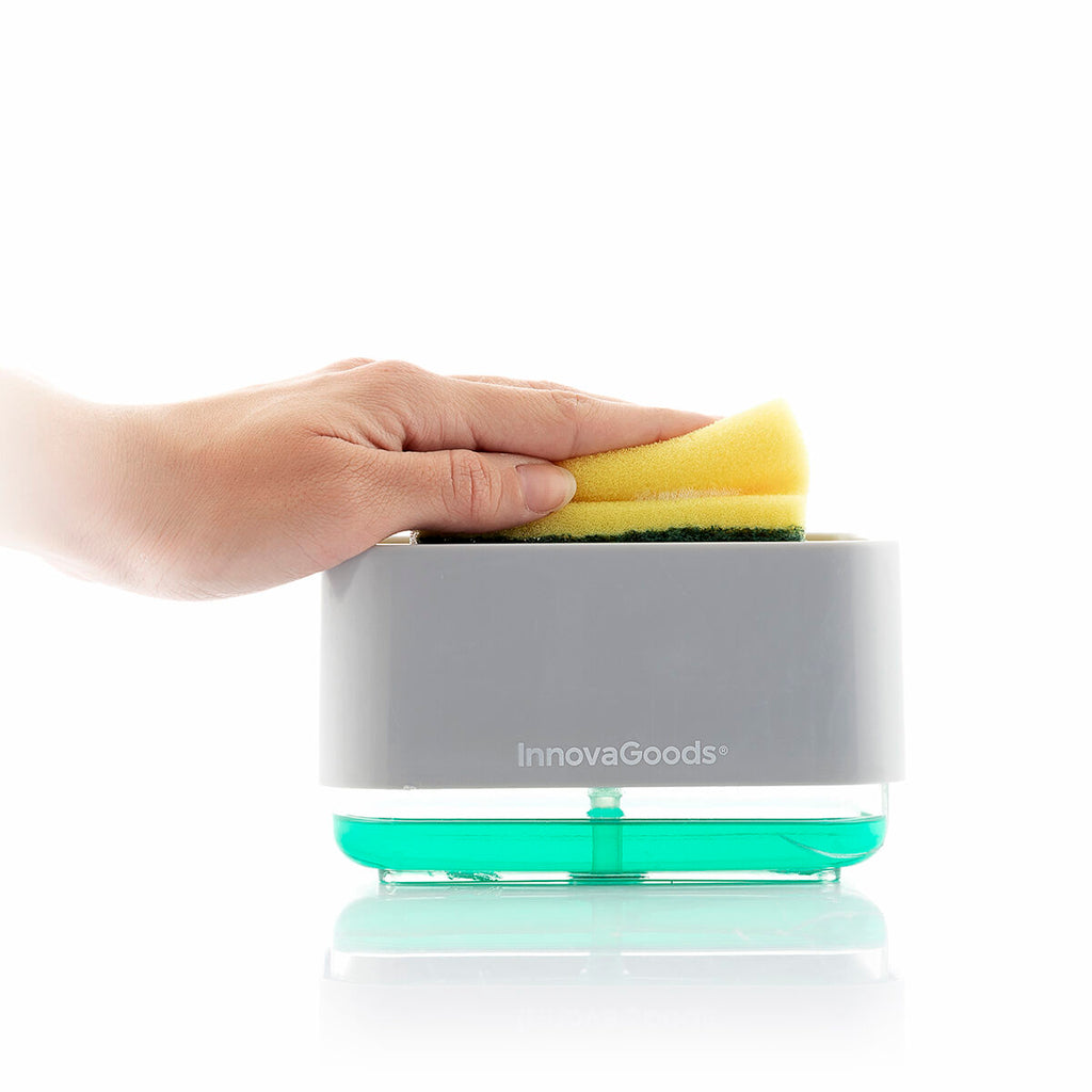 2-in-1 Soap Dispenser für the Küche Sink Pushoap InnovaGoods – Produktansicht 7