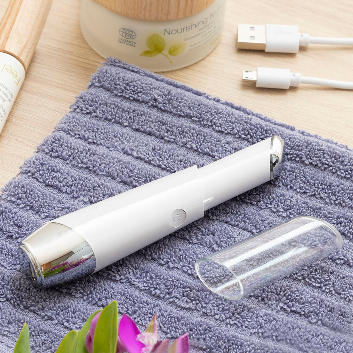 Anti-ageing Eye Massagegerät mit Phototherapy, Thermotherapy & Vibration Therey InnovaGoods – Produktansicht 2