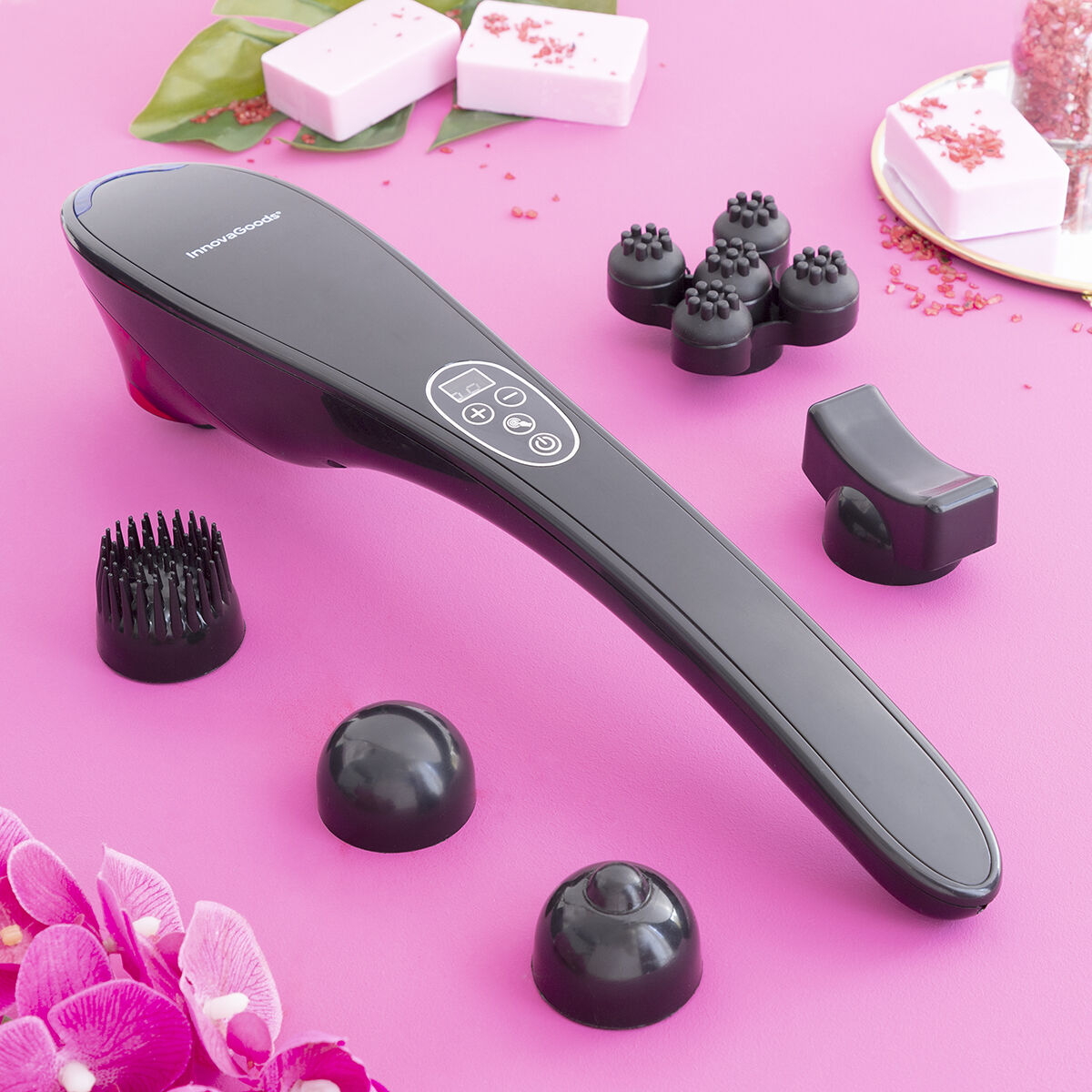 InnovaGoods Wiederaufladbar Handmassagegerät Masfin – Produktansicht 10