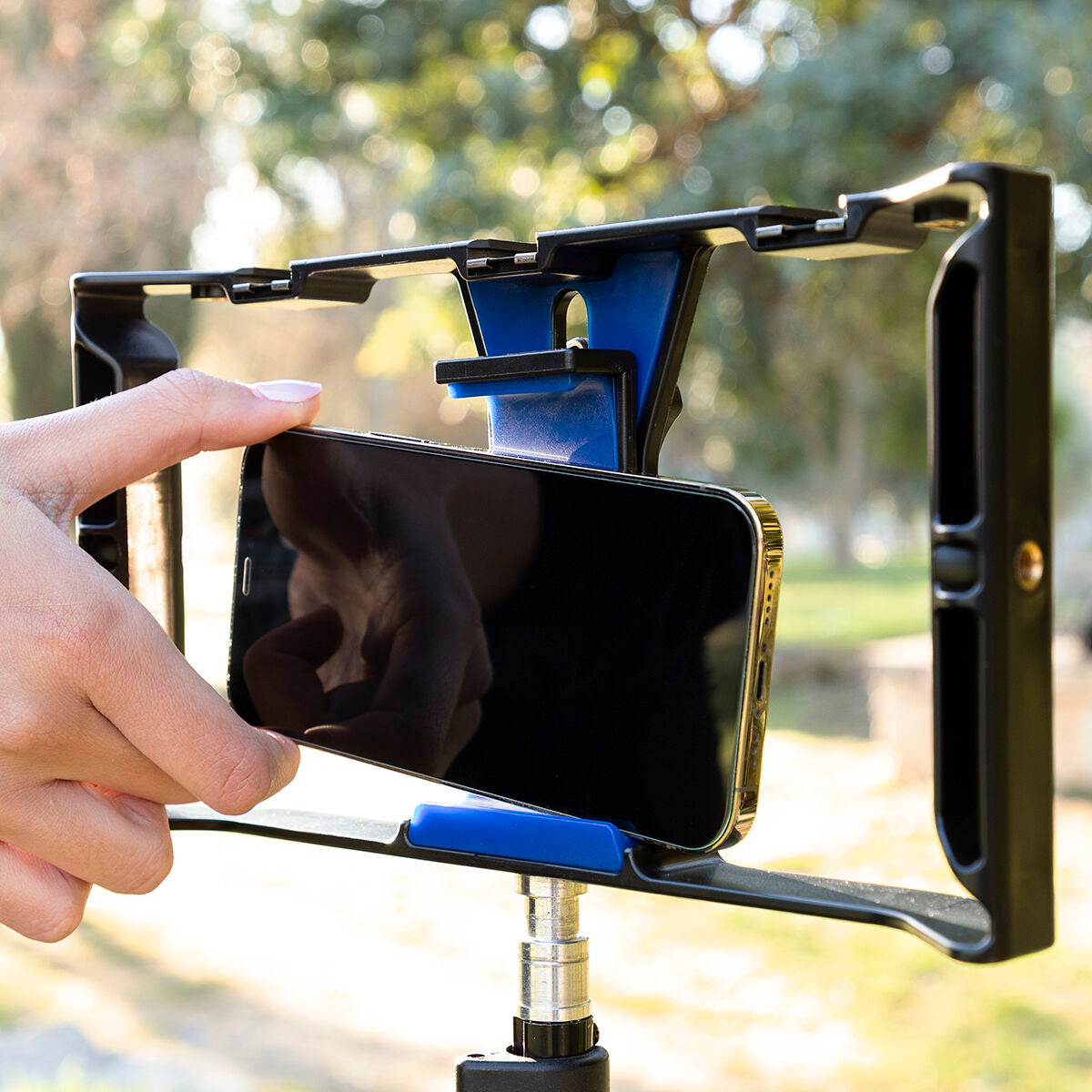 InnovaGoods Smartphone Halter mit Manual Stabiliser Stafect – Produktansicht 6